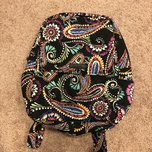 Vera Bradley Small Backpack in Bandana Swirl
